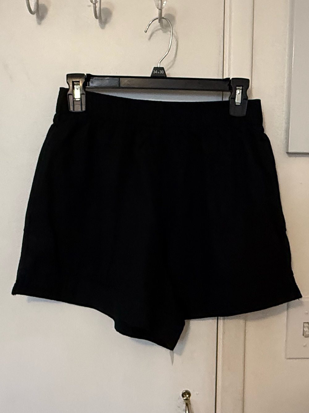 Abercrombie & Fitch Black Elastic Waist Shorts